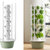 Hydroponic Tower with LED Grow Light System (5–11 Layers)